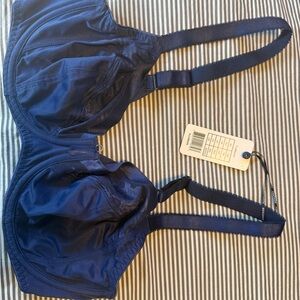 Fantasie Illusion Side Support Blue Bra 34E (UK) / 34 DDD (US)